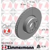 Brake disc (per unit) ZIMMERMANN - 150.2903.20
