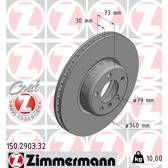 Brake disc (per unit) ZIMMERMANN - 150.2903.32