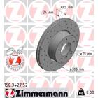 Brake disc set (2) ZIMMERMANN - 150.3427.52