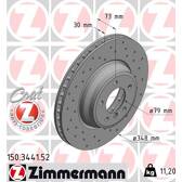 Brake disc (per unit) ZIMMERMANN - 150.3441.52