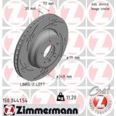 Brake disc (per unit) ZIMMERMANN - 150.3441.54