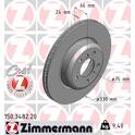 Brake disc set (2) ZIMMERMANN - 150.3482.20