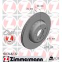 Brake disc set (2) ZIMMERMANN - 150.3482.32