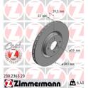 Brake disc set (2) ZIMMERMANN - 230.2363.20