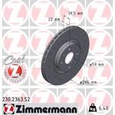 Brake disc set (2) ZIMMERMANN - 230.2363.52