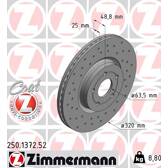 Brake disc set (2) ZIMMERMANN - 250.1372.52