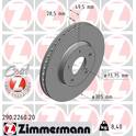 Brake disc set (2) ZIMMERMANN - 290.2260.20