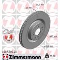 Brake disc (per unit) ZIMMERMANN - 400.5500.20