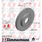 Brake disc set (2) ZIMMERMANN - 430.2602.20