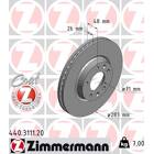 Brake disc set (2) ZIMMERMANN - 440.3111.20
