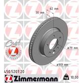 Brake disc set (2) ZIMMERMANN - 450.5207.20