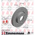 Brake disc set (2) ZIMMERMANN - 450.5207.52