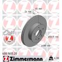 Brake disc set (2) ZIMMERMANN - 600.1605.20