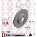 Brake disc set (2) ZIMMERMANN - 600.3211.20
