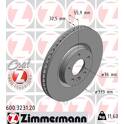 Brake disc (per unit) ZIMMERMANN - 600.3231.20