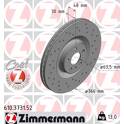 Brake disc (per unit) ZIMMERMANN - 610.3731.52