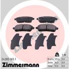 Front brake pad set (4 pcs) ZIMMERMANN - 24283.165.1