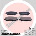 Front brake pad set (4 pcs) ZIMMERMANN - 24632.170.1