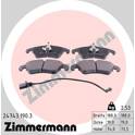 Front brake pad set (4 pcs) ZIMMERMANN - 24743.190.3