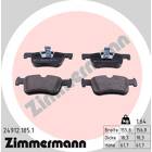 Front brake pad set (4 pcs) ZIMMERMANN - 24912.185.1