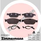 Front brake pad set (4 pcs) ZIMMERMANN - 25158.200.2