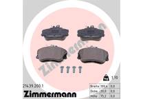 Front brake pad set