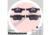 Front brake pad set