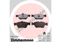 Front brake pad set