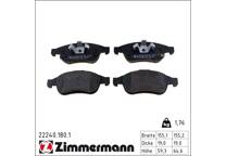 Front brake pad set