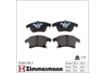 Front brake pad set