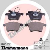 Front brake pad set ZIMMERMANN - 23034.190.1