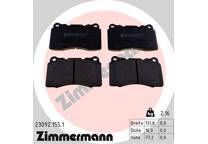 Front brake pad set