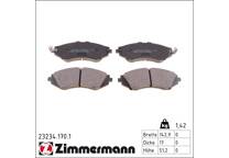 Front brake pad set