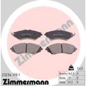 Front brake pad set ZIMMERMANN - 23234.170.1