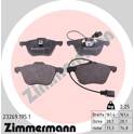 Front brake pad set ZIMMERMANN - 23269.195.1