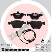 Front brake pad set ZIMMERMANN - 23312.200.2