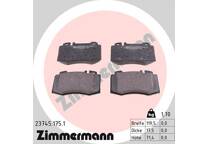 Front brake pad set