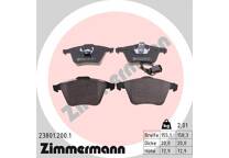 Front brake pad set