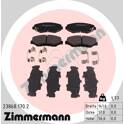 Front brake pad set ZIMMERMANN - 23868.170.2