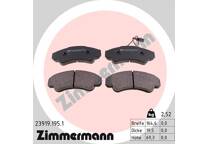 Front brake pad set