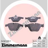Front brake pad set ZIMMERMANN - 24161.200.1