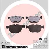 Front brake pad set ZIMMERMANN - 24170.995.1