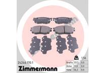 Front brake pad set