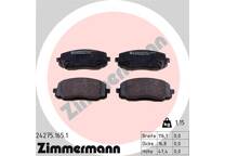 Front brake pad set