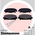 Front brake pad set ZIMMERMANN - 24766.175.1