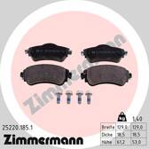 Front brake pad set ZIMMERMANN - 25220.185.1