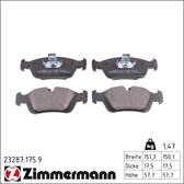 Kit pastiglie freno anteriore ZIMMERMANN - 23287.175.9