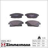 Kit pastiglie freno anteriore ZIMMERMANN - 25034.185.1