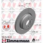 Brake disc set (2) ZIMMERMANN - 150.3430.20
