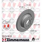 Brake disc set (2) ZIMMERMANN - 150.3498.20